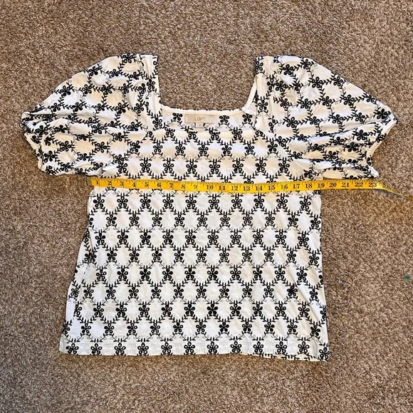 LOFT, Embroidered Blouse, Size L - Picture 7 of 7